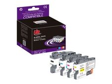 Cartouche compatible Brother LC426XL - pack de 4 - noir, cyan, magenta, jaune - Uprint