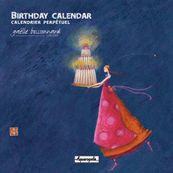 Calendrier perpétuel - G. Boissonnard - Anniversaire Bleu nuit - 21 x 21 cm - Aquarupella