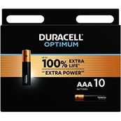 DURACELL - 10 piles Optimum AAA