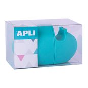 Apli Nordik - Distributeur de ruban adhésif 19 mm x 33 m - turquoise