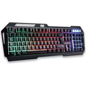 Amstrad KEY007 - Clavier gamer filaire - Rétro-éclairage RVB - noir