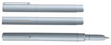 Daniel Hechter Media 2.0 Sable - Stylo plume - pointe fine - argent