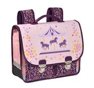 Cartable Louise & Arthur 38 cm - 2 compartiments - carrousel - Quo Vadis