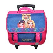 Cartable à roulettes Rainbow High - 2 compartiments - multicolore - Bagtrotter
