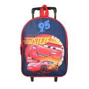 Sac maternelle à roulettes Cars - 1 compartiment - bleu - Bagtrotter
