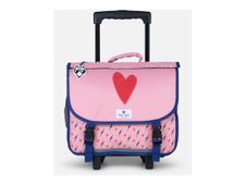 Pol Fox Factory - Cartable scolaire - 38 cm - reversible - Cœur