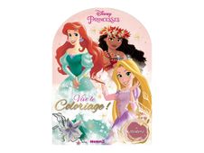 Vive Le Coloriage! - Disney Princesses - livre à colorier - avec autocollants