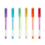 Set de 6 Stylos à encre gel pastel