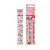 Set de 4 crayons à papier hb parfumés unicorn