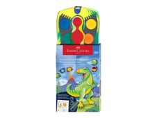 Faber-Castell CONNECTOR Dinosaur - Palette de peinture - 12 couleurs