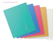 Clairefontaine Koverbook Silver - Carnet polypro 11 x 17 cm - 96 pages - ligné - disponible dans différentes couleurs