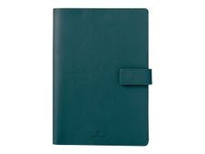 Oberthur - Agenda - 2025 - semainier - F25S - 160 x 240 mm - papier ivoire - couverture noire - polychlorure de vinyle (PVC)