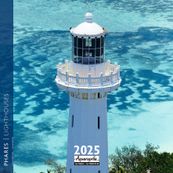 Calendrier mensuel 30x30 cm - 16 mois - Phares