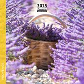 Calendrier mensuel 16x16 cm - 16 mois - Provence