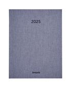 Agenda Semainier notes Dubletta - 1 semaine sur 2 pages - 17 x 22 cm - gris - Brepols