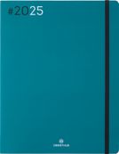 Agenda Flex - 1 semaine sur 2 pages - 22 x 28 cm - émeraude - Oberthur