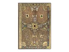 Paperblanks Flexis Lindau Gospels - Cahier de notes - reliure piquée - midi - 130 x 180 mm - 88 feuilles / 176 pages - ligné - beige - papier