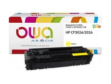Cartouche laser compatible HP CF502A - Jaune - OWA
