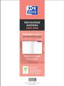 Agenda Oxford Recharge 21 x 27 cm Brochure 1 semaine sur 2 pages - Hamelin 