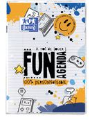 Agenda Oxford Fun'Agenda 12 x 18 cm - 1 jour par page - différents modèles disponibles - Hamelin 