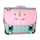 Cartable 38 cm Rainbow- 2 compartiments- vert turquoise-  Pol Fox