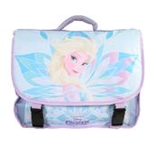 Cartable La Reine des neiges - 38cm -  2 compartiments - turquoise - Bagtrotter