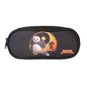 Trousse Kung fu panda - 23cm -  2 compartiments - noir - Bagtrotter