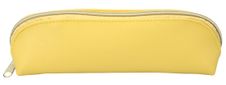 Trousse ovale SCHOOL "Dots" coloris jaune
