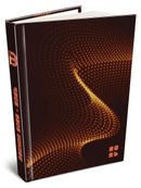 Agenda RDC reliure intégra année scolaire BOUCHUT "Techno" 12,5 x 17,5 cm coloris orange PEFC 70 % 