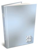 Agenda RDC reliure intégra année scolaire BOUCHUT "Gamme in the air" 12,5 x 17,5 cm coloris gris PEFC 70 %