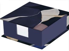 BLOC CUBE COFFRET Iconique - Fragments/Strate - 11x11x4,5 cm - Quo Vadis