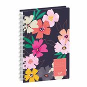 CARNET RIGIDE A5 SPIRALE - 192 PAGES Daisy - Sauvage - 15x21 cm - Quo Vadis