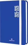 Agenda à élastique Alabama - 1 jour par page - 12,5 x 17,5 cm - bleu marine - Oberthur