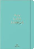 Bullet Agenda - 1 semaine sur 2 pages - 15 x 21 cm - vert menthe - Oberthur
