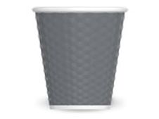 Les Artistes Timeless - Tasse en porcelaine nid d'abeille - 180 ml - gris