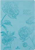 Agenda Summerside - 1 semaine sur 2 pages - 17 x 24,5 cm - vert turquoise - Oberthur