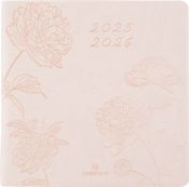 Agenda Summerside - 1 semaine sur 2 pages - 16,5 x 16,5 cm - nude - Oberthur