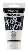 Darwi For You - Peinture acrylique - 75ml Noir de fumée