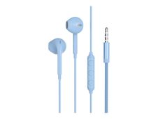 Force Play - Écouteurs filaire avec micro - jack 3,5mm - bleu