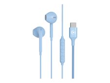 Force Play - Écouteurs filaire avec micro - USB-C - bleu