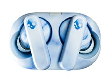 Skullcandy EcoBuds - Écouteurs sans fil avec micro - intra-auriculaire - Bluetooth - isolation acoustique - Gris glacier