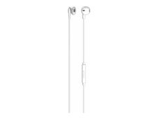 Ryght B-PODS - Écouteurs avec micro - intra-auriculaire - filaire - jack 3,5mm - blanc