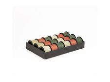 Clairefontaine - Ruban d'emballage cadeau - 1 cm x 10 m - rouge, vert, or - 18 rouleau(x)