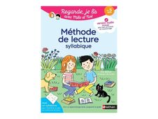 Méthode de lecture syllabique - Regarde, je lis avec Mila et Noé - par Battut Eric, Gribouille Mary - livre d'exercices