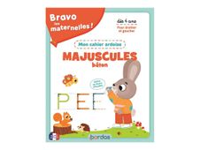 Bravo les maternelles! - Mon cahier ardoise - Mes premières lettres majuscules - par Vautier Vanessa