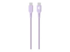 BIGBEN Connected - Câble USB-C pour 24 pin USB-C (M) - 3A/60W - 1.2 m - violet