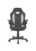 Fauteuil de bureau Junior FLIP - avec accoudoirs - noir et gris