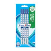 PAPER MATE® MAGIC+ Effaceur / Réécriveur - Blister de 4 - Pointe fine - Bleu
