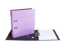 Exacompta - Classeur à Levier Aquarel Prem'Touch - Dos 50mm - mauve
