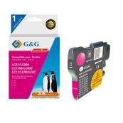 Cartouche compatible Brother LC1100 - magenta - G&G